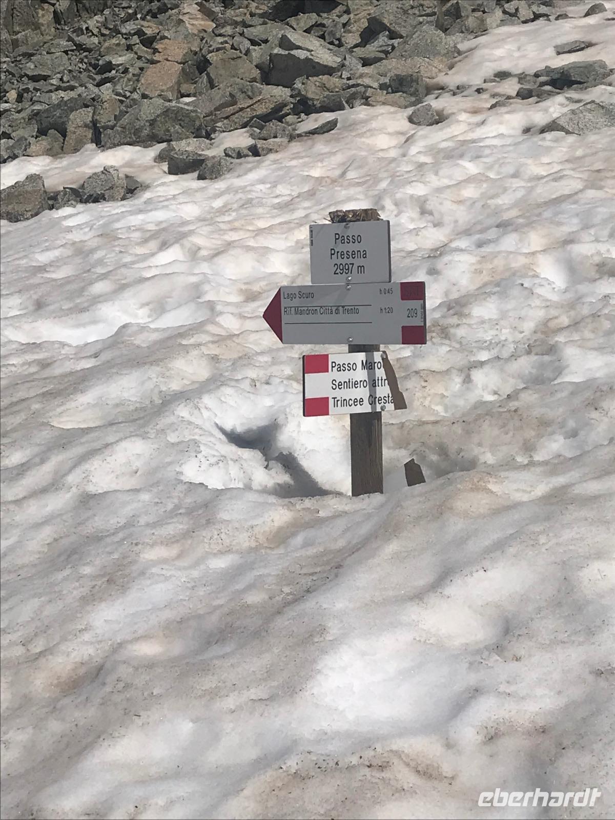 noch viel Schnee im Juni 2019