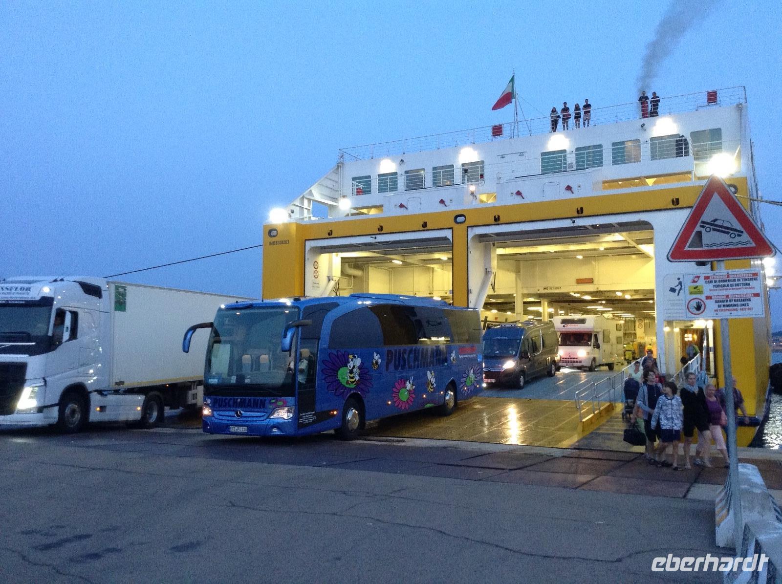 Ankunft auf Sardinien