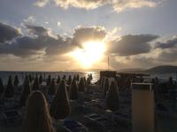 Sonnenuntergang am Strand von Alghero