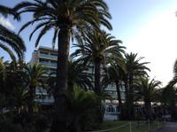vor unserem Hotel in Ajaccio