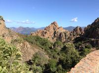 Blick von Piania in Richtung Calanche