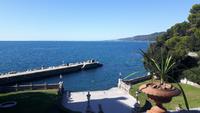 Ausblick von Schloss Miramare in westliche Richtung