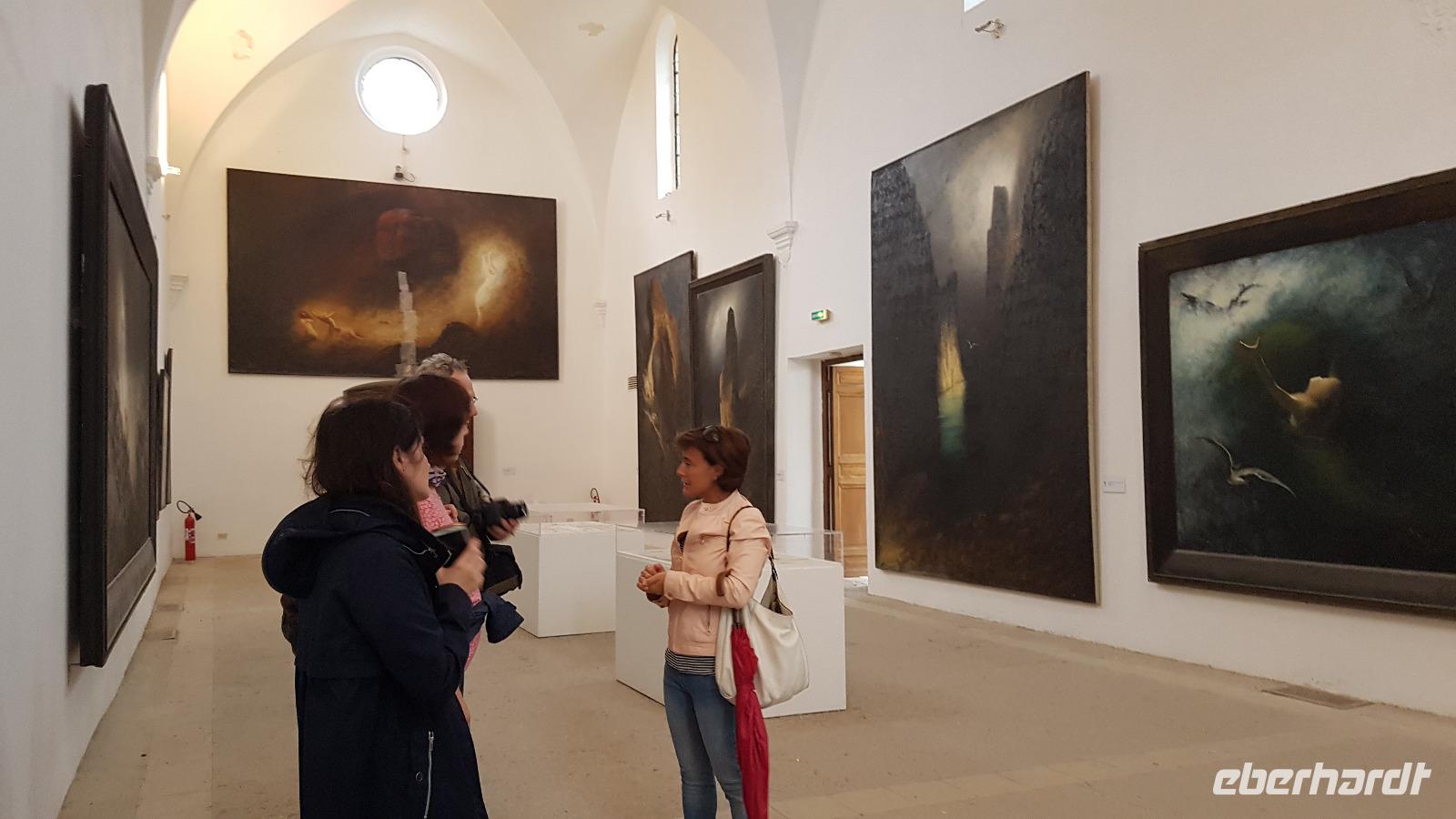 Insel Capri, Kartäuser Kloster mit Bildern von Diefenbach