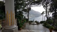 Insel Capri, Blick von der Villa Lysis zur Marina Grande