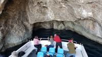 Insel Capri, Bootsfahrt, Korallengrotte