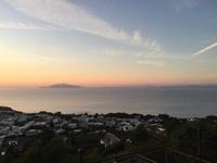148 Wenn bei Capri die rote Sonne im Meer versinkt - Abschlussabendessen in Anacapri