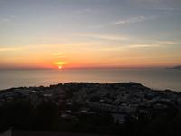 151 Wenn bei Capri die rote Sonne im Meer versinkt - Abschlussabendessen in Anacapri