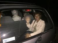 160 Annamaria im Kofferraum