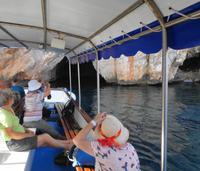 Italien - Nationalpark Cilento - Küstenwanderung an der Costa degli Infreschi, Bootsfahrt zu den Grotten