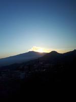Sonnenuntergang Ätna