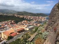 Blick auf die Neustadt von Castelsardo