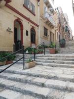 typische Gasse im Hafengelände