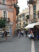 Einkaufsstraße Taormina