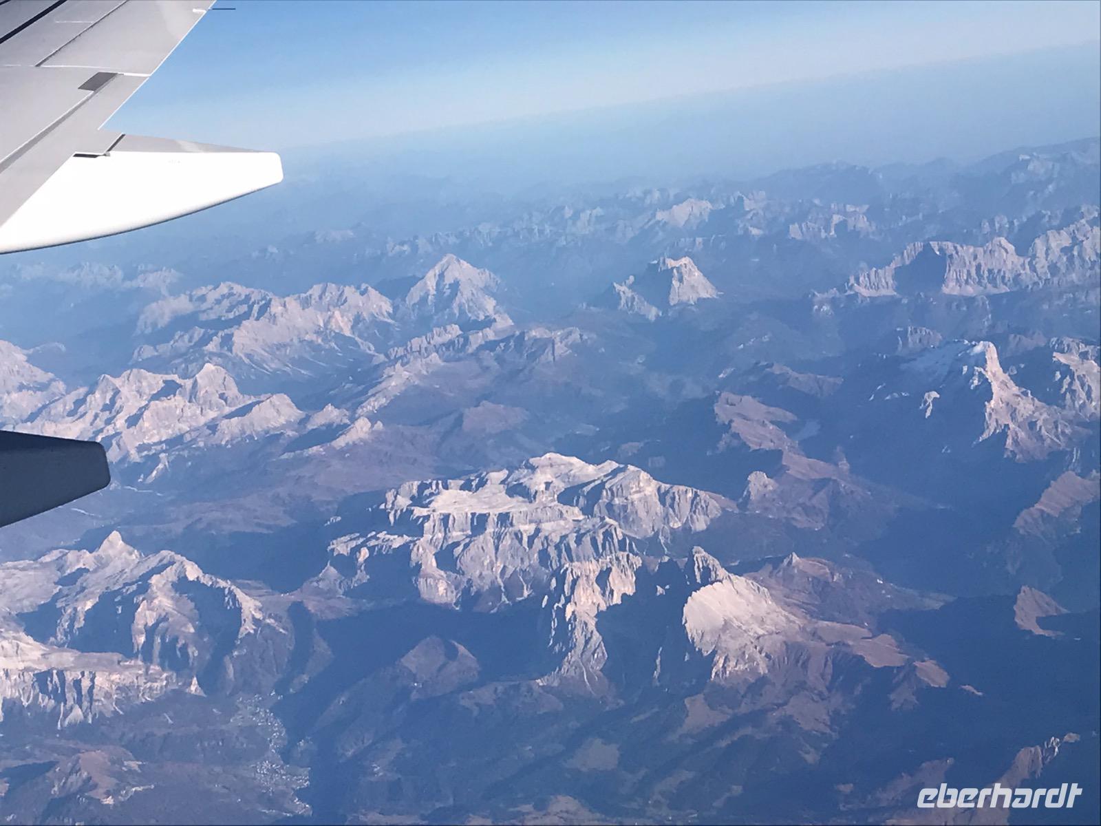 Dolomiten mit Sella, Langkofel, u.v.m.