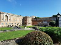 In den Vatikanischen Gärten.