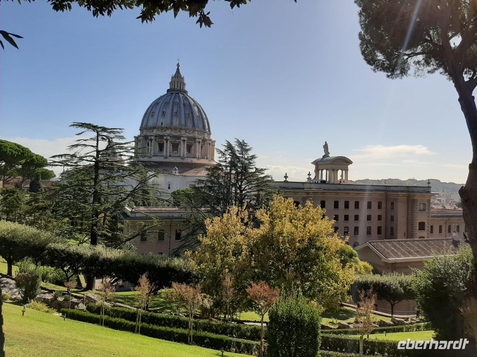 In den Vatikanischen Gärten.