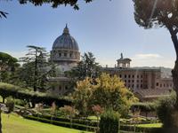 In den Vatikanischen Gärten.