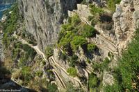 Isola di Capri - Augustusgarten - Blick auf die Via Krupp