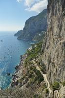 Isola di Capri - Augustusgarten - Blick auf die Via Krupp