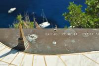 Isola di Capri - Augustusgarten - der 40. geographische Breitengrad