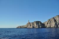 Isola di Capri - Inselumrundung mit dem Boot - Faro di Punta Carena