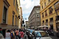 Neapel - Blick Richtung Castel Nuovo di Napoli