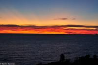 Wenn auf Ischia (Capri) die rote Sonne im Meer versinkt...