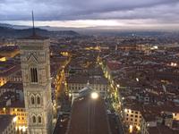 Blik auf Florenz von der Dom-Kuppel