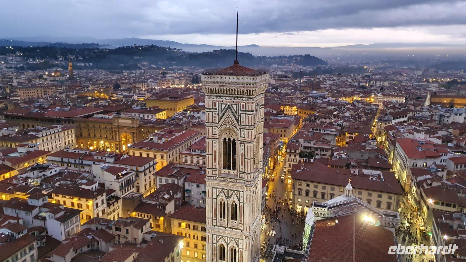 Blik auf Florenz von der Dom-Kuppel