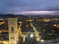 Blik auf Florenz von der Dom-Kuppel