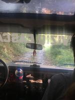 Aufstiegshilfe mit Jeep