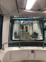 wieder in D, Flughafen U Bahn in München