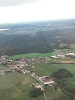 Landeanflug DD über Laußnitz