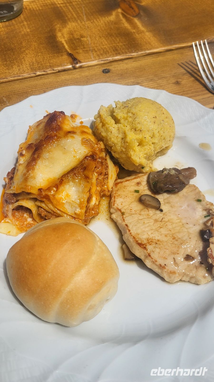 188 – Italien, Trentino, Adamello-Brenta, Mittagessen mit Familie Tevini