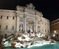 Trevi Brunne in Rom