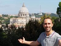 Petersdom in Rom bei der Vorbereitung der Reise