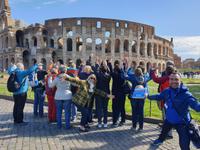 Reisegruppe in Rom