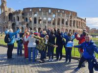 Reisegruppe in Rom