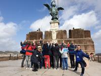 Reisegruppe in Rom