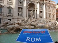 Trevi Brunne in Rom