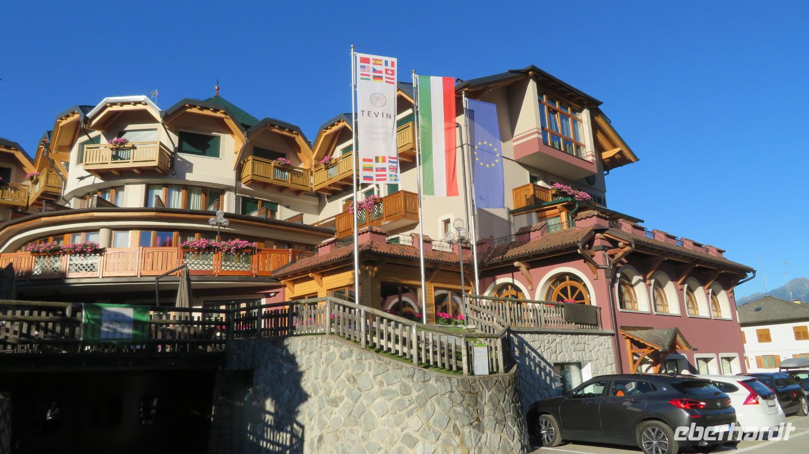 Das Hotel Tevini in Commezzadura