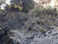 Gesteinsformationen Alcantara Schlucht