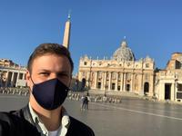 Vatikan - Petersplatz und Petersdom