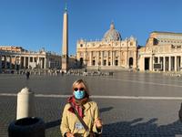 Vatikan - Petersplatz und Petersdom