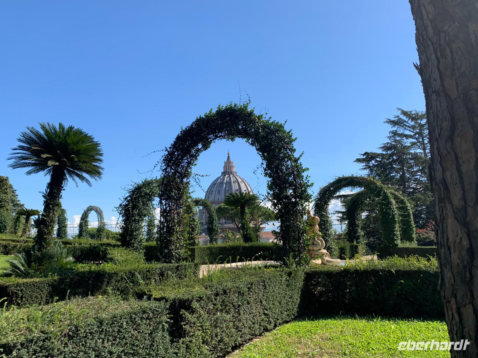 in den Vatikanischen Gärten