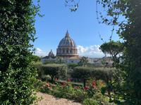 in den Vatikanischen Gärten
