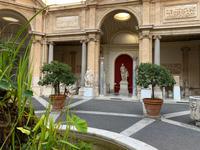 menschenleere Vatikanische Museen