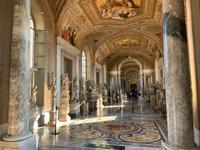 menschenleere Vatikanische Museen