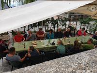 Italien, Amalfiküste, Pontone, Mittagessen bei der Blue Bar