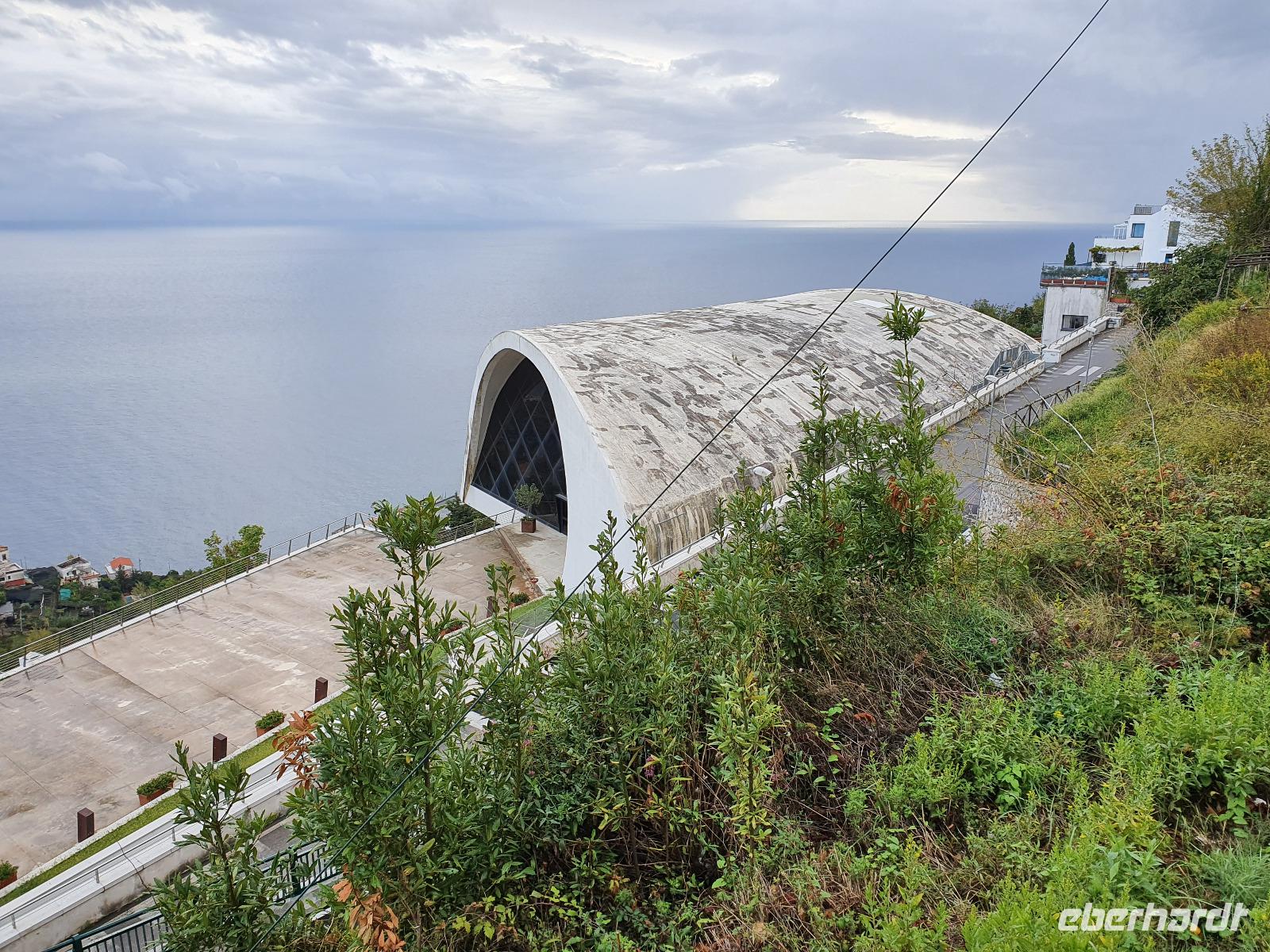 Italien, Amalfiküste, Ravello, Oskar-Niemeyer-Konzerthalle